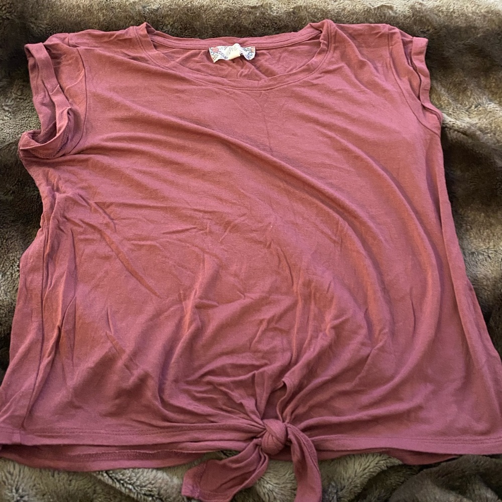 Pink Rose Short Sleeve Top